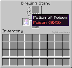 What are all the potion ingredients minecraft? How To Make A Potion Of Poison 0 45 In Minecraft