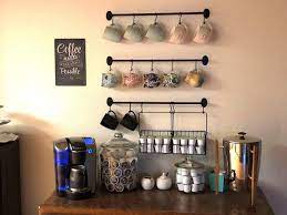 Mount this kitchen rack to create a professional kitchen wall decor while keeping your cooking supplies and other kitchen utensils within hand's reach. The Best Wall Mounted Coffee Mug Hanging Racks From Amazon
