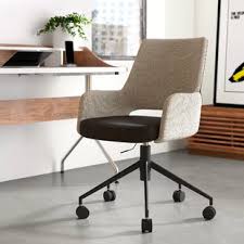 Modern Contemporary Camel Leather Office Chair Allmodern
