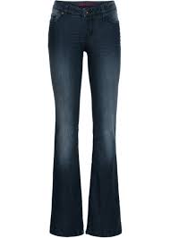 Find great deals on women's bootcut jeans at kohl's today! Stylishe Jeans Mit Ausgestelltem Bein Dark Denim Normal