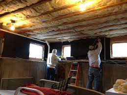 I've questioned the people i've been getting spray foam quotes from and was told my those that worked with sound reduction companies, that what they were doing is two or three inches of open cell foam, a batt of something, and carpet. Basement Soundproofing For Traffic Noise Reduction