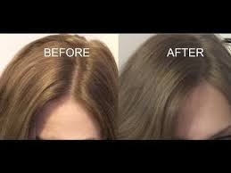 How To Tone Brassy Dark Hair Youtube Using Joico Vero K Pak Color Intensity Titanium Semi Permanent G Dark Blonde Hair Dark Blonde Hair Color Grey Hair Dye