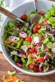 Easy, excellent salad with a light, flavorful lemon dressing and freshness of cilantro.⬇️⬇️⬇️⬇️ recipe. The Best Tossed Salad Spend With Pennies