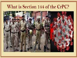 Section 144 crpc meaning in hindi. Covid 19 What Is Section 144 Of The Crpc