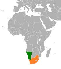 It shows the location of most of the world's countries and includes their names where space allows. Namibia South Africa Relations Wikipedia