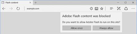 How do you block adobe flash player? How To Unblock Adobe Flash Player Chrome Edge Firefox