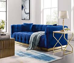 Yes, they can still get dirty, but the dark, muted blue doesn't show it. What Color Rug Goes With A Blue Couch Decor Snob