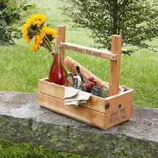 Personalized Picnic Table Wine Carrier Portable Wine Diy Picnic Table Picnic Table Wine Picnic