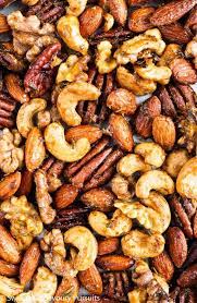 These Addictive Roasted Mixed Spiced Nuts Make An Easy And Healthy Sweet And Salty Snack For Your Next Ce Spiced Nuts Recipe Spiced Nuts Healthy Snacks Recipes