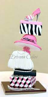 Topsy Turvy Ladies Jewellery Box Bag Hat Shoe Box And Shoe Cake Gravity Cake Fantasy Cake Cake
