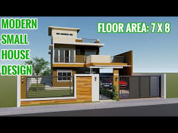 From the main entrance, you will find the combined living room and dining hall on the centre and. Ofw Simple Dream House Modern House Design 2 Storey Small House With Roofdeck Youtube