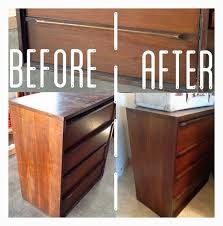 Midcentury Dresser Re Do Without Sanding Or Staining Refinished Dresser Diy Mid Century Dresser Dresser Refinish