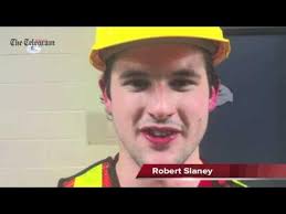 Upper Island Cove native Robert Slaney celebrates first AHL goal