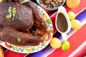 If you want to add a few mexican inspired dishes to your traditional thanksgiving meal check out these flavorful dishes for some ideas. Eh Chile Rojo Mexican Turkey Kravings Food Adventures