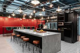 A Tour Of Solutions Rent S Eclectic Warsaw Coworking Space Coworking Public Space Design Industrial Office Design