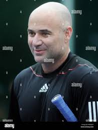 Andre agassi during hi-res stock photography and images