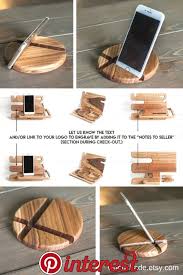 Wooden Phone Stand Phone Holder Is Made Of Wallnut Wood It Could Be Personalized And Become A Perfec Kucuk Ahsap Projeleri Ahsap Isleme Ahsap Isleme Planlari