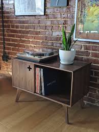 Furniture Record Player Stand Plus Record Cabinet Vinyl Storage In 2020 Vinyl Storage Furniture Modern Living Room Interior