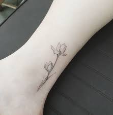 Ankle Tattoo Beautiful Flower Tattoos Elegant Tattoos Tulip Tattoo