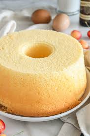 Chiffon cake nướng