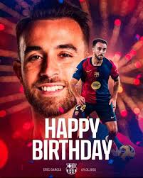 We wish Eric Garcia a very happy 25th birthday! 🥳 🎂