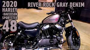 2020 Harley Davidson Sportster Forty Eight In River Rock Gray Denim Youtube