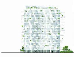 L Arbre Blanc De Montpellier Plan Est Arbres Blancs Sou Fujimoto Immeuble