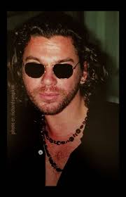 Michael Hutchence. From the book 'Michael In Pictures' by Richard Simpkin.