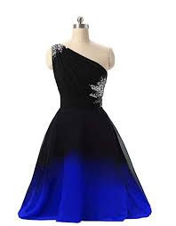 Fwvr Ombre Short Prom Dresses For Juniors Beads Gradient Homecoming Party Dress 2018 Blackroyalblue6 Prom Dresses Short Pretty Prom Dresses Fashion Dresses