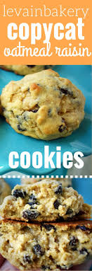 Levain Bakery S Famous Oatmeal Raisin Copycat Cookie Recipe Soft And Thick Oatmeal Raisin Cookie That Brings The C Raisin Cookies Levain Bakery Oatmeal Raisin