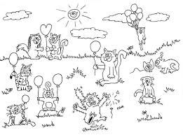 Luftballons Wuschels Malvorlagen