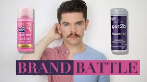 Check out alibaba.com for quick mens hair styling powder comparisons to discover products that fall within your budget and unique hair styling needs. Vo5 Give Me Texture Powder Vs Got2b Powder Brand Battle Youtube