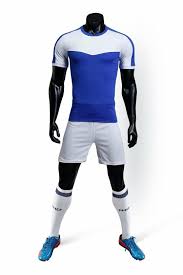 China Blue White Soccer Jerseys And Shorts Photos Pictures Made In China Com