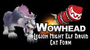 Legion Night Elf Druid Cat Forms