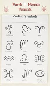 Earth Henna Splsz1 Stencil Transfer Pack Zodiac Symbols Click Image For More Details Note It Is Affilia Henna Tattoo Stencils Henna Stencils Zodiac Symbols