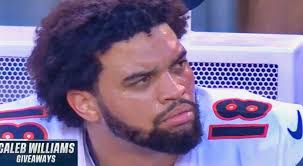 If Caleb did something like this, our fan base would be rioting at Halas  hall.