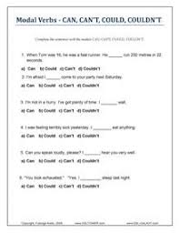 Modal Verbs Printable Modals Exercises And Worksheets Grammar Exercises Verb Worksheets Verb