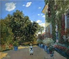 The Artist S House At Argenteuil By Claude Monet Claude Monet Paintings Monet Art Monet Paintings