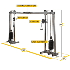 Gdcc250 Body Solid Deluxe Cable Crossover Body Solid Fitness