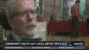 Community gives back to artist diagnosed with ALS