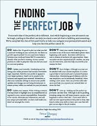 Finding The Perfect Job Can Be Tough Here Are Some Do S And Don Ts Which Can Help You Navigate Your Career Find Perfect Job Career Search Career Development
