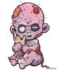 vector illustration of cartoon baby zombie dessins de zombies dessin graffiti dessins etranges