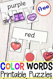 Different versions of the flashcards are available, simply download and print off the ones that are most suitable for you and your child. Free Printable Color Word Puzzles Money Saving Mom Money Saving Mom