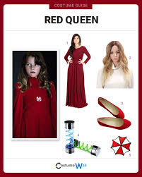 Dress Like Red Queen Resident Evil Costume Red Queen Costume Design