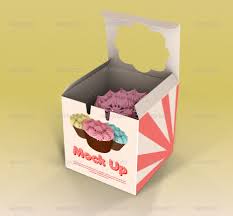Cupcake box packaging mockups bundle. Cake Box Mockup Psd Free Download Mockup