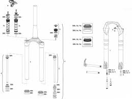 Rockshox Compression Unit For Reba Solo Air 130 150mm Bl