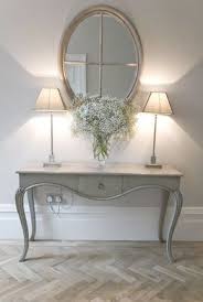 Create A New Statement With Blue Table Lamps In Office Designs Hall Decor House Interior Hall Console Table