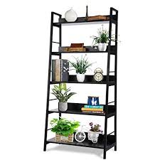 Buy book & file racks online at industrybuying. Homdox 5 Tier Ladder Shelf Industrial Bookshelf Wood And Metal Bookcase Plant Flower Stand Rack Book Rack Storage Shelves For Home Decor Buy Online In Antigua And Barbuda At Antigua Desertcart Com Productid