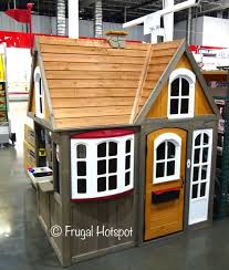 Costco Cedar Summit Greystone Cottage Playhouse 299 99 Play Houses Country Cottage Decor Build A Playhouse