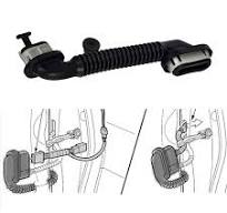 Manchon de protection de câble EPDM personnalisable Gaine en caoutchouc  ondulé pour faisceau de câbles de porte de voiture